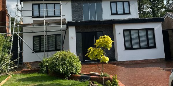 Rendered House in Liverpool