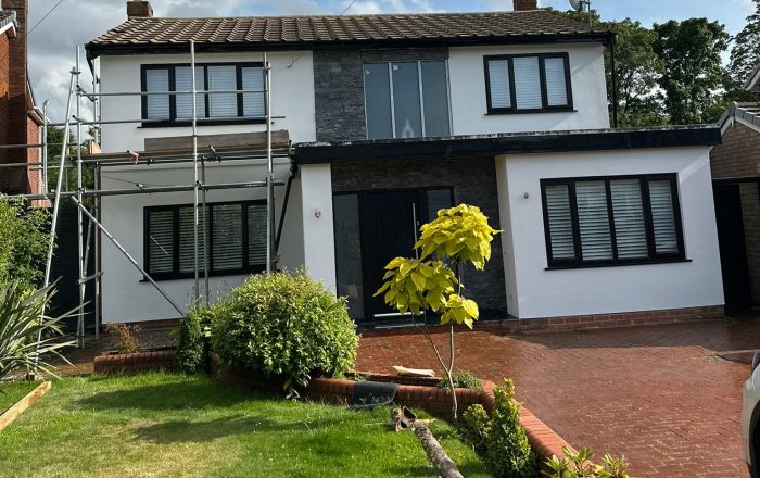 Rendered House in Liverpool